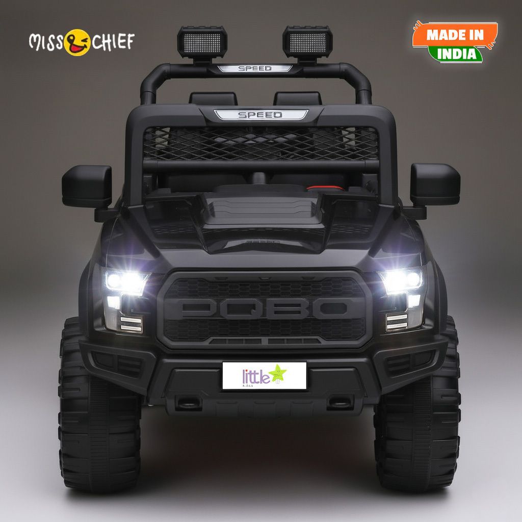 miss & chief Ride on Jeep,12V 4.5AH Big Battery Cars for Kids with Remote Jeep Battery Operated Ride On-picture-9