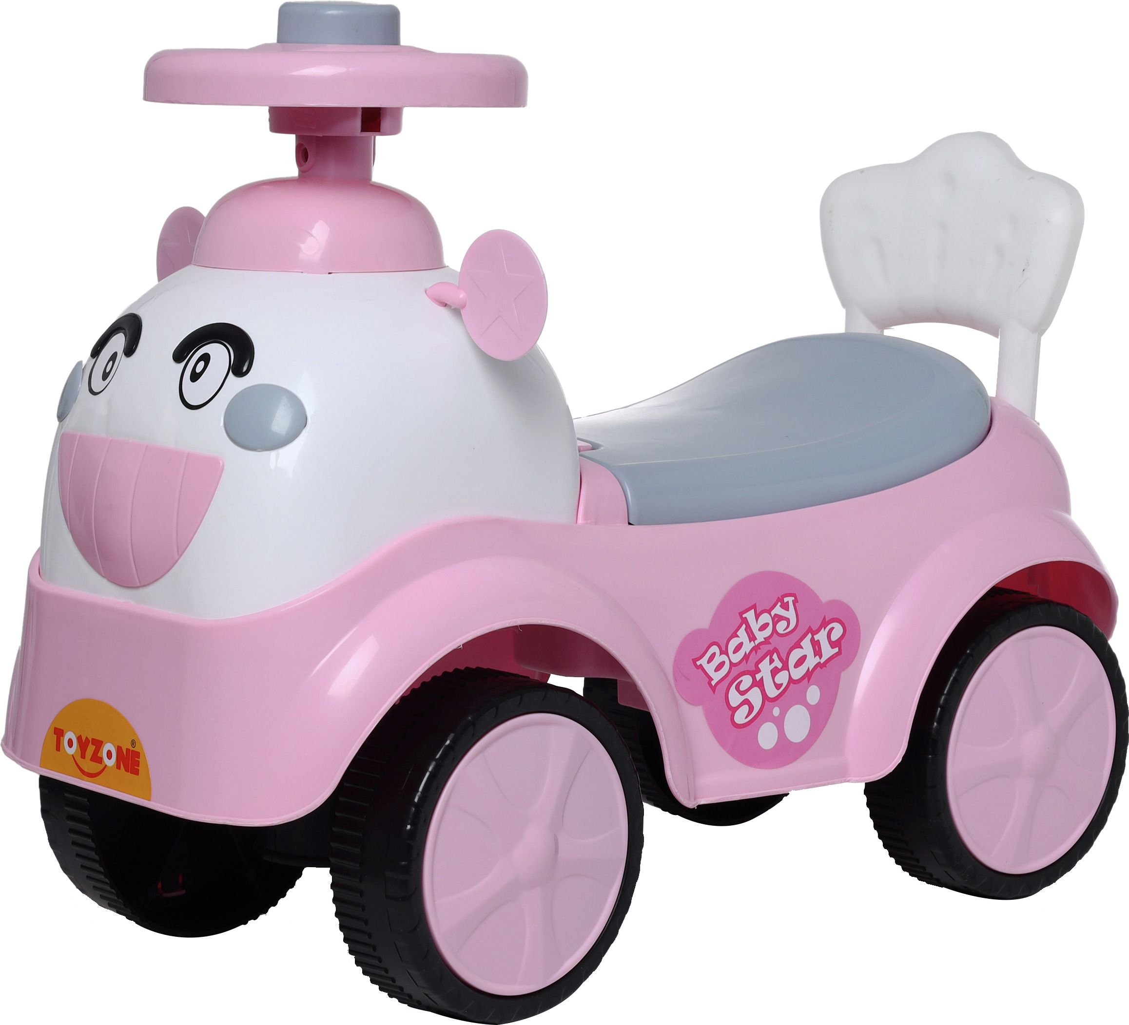 miss & chief Baby Star Push Ride-On Toy with Backrest & Storage|RideOn for Toddlers(3+ Years) Rideons & Wagons Non Battery Operated Ride On-picture-12
