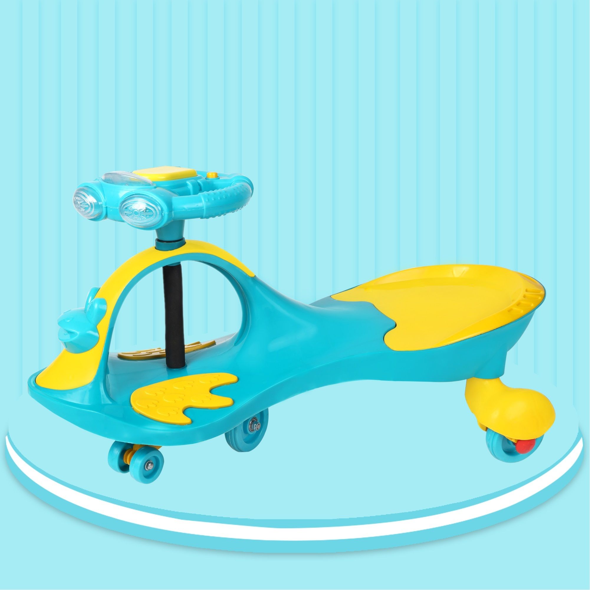 baby cars for kids Ride on toy Tricycle BABY KIDS CAR FROG GREEN Tricycle-image-7