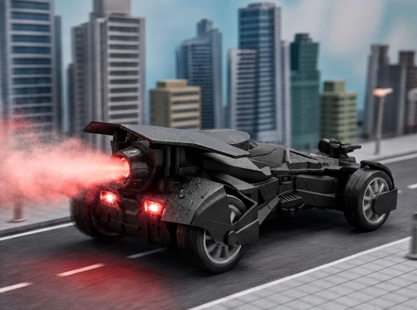batman car toy , remote control ride on car Car Battery Operated Ride On-image-8