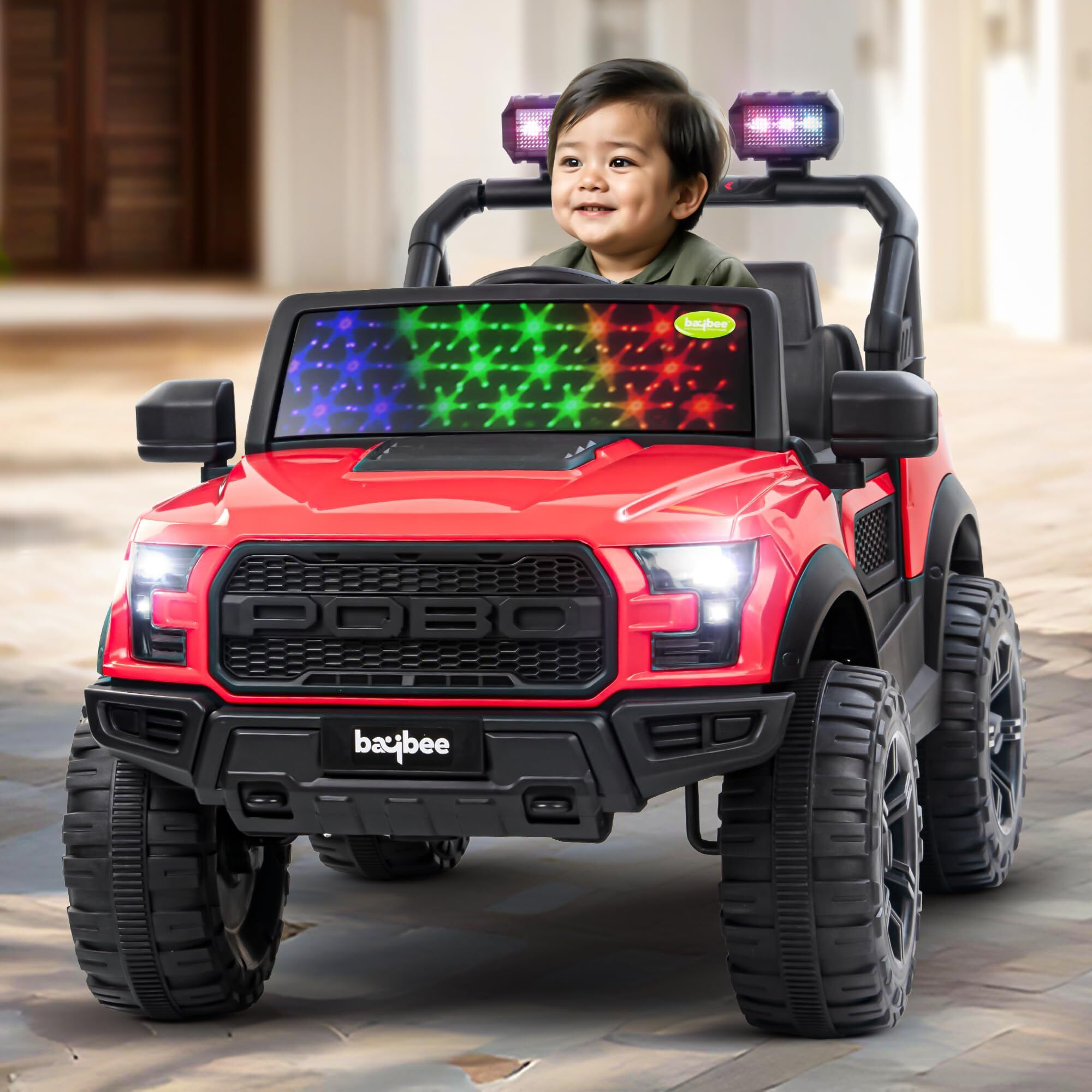 baybee Bronco Rechargeable Jeep for Kids, Ride on Toy Kids Car with Bluetooth, Music Jeep Battery Operated Ride On-picture-47
