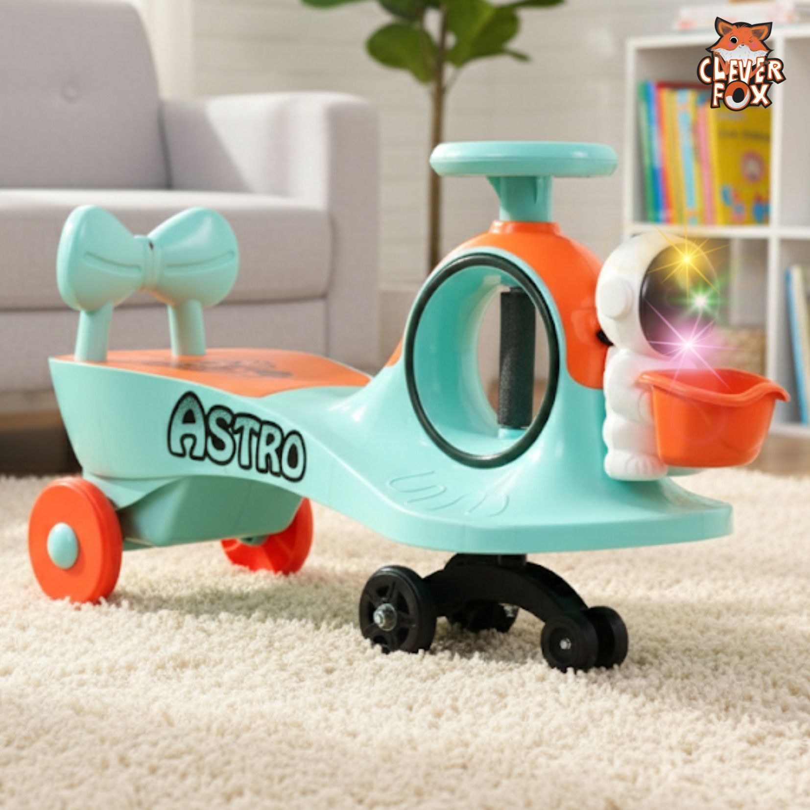 clever fox Rapid Swing Magic Car Rideons & Wagons Non Battery Operated Ride On-picture-47