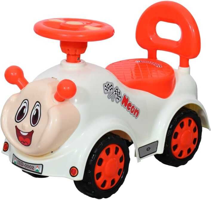 dandles Neon Push Car with Music, for kids 1 to 3 years upto 25 Kgs Under Big Wheels Car Non Battery Operated Ride On-picture-38
