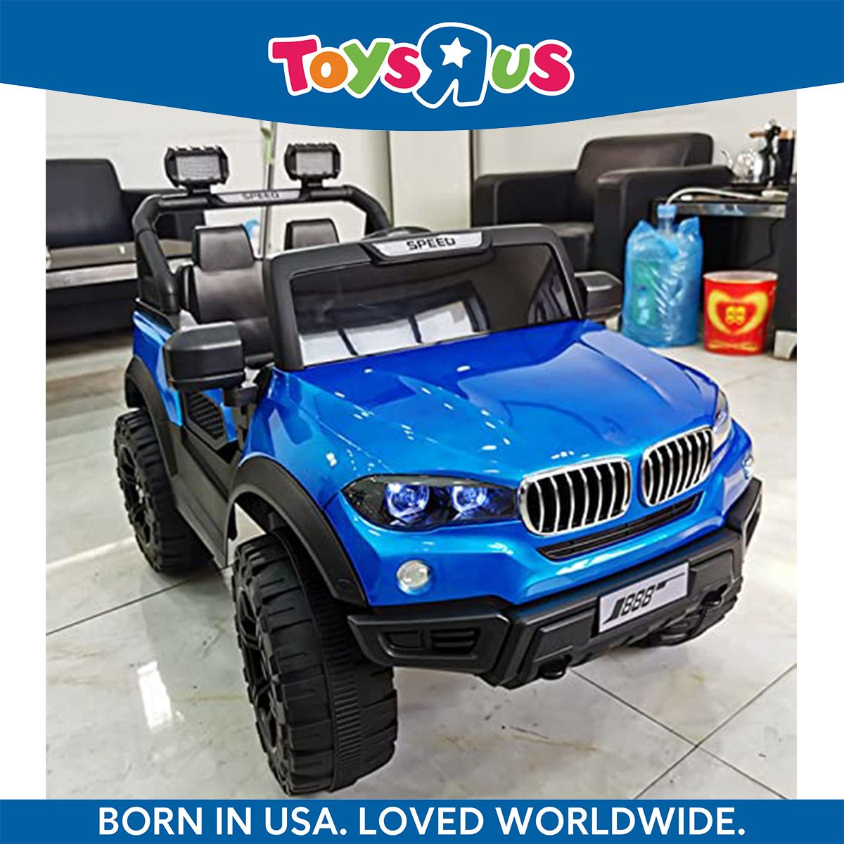 888 BLUE (1-8yrs) Jeep Battery Operated Ride On