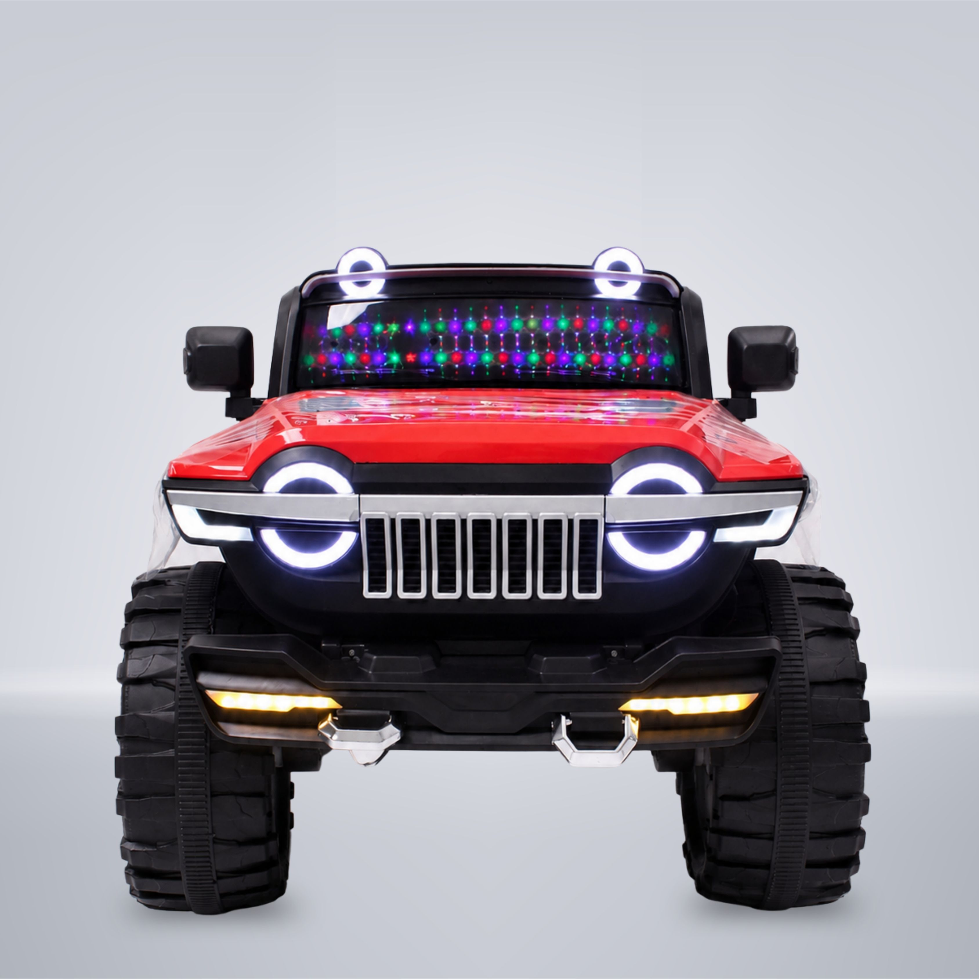 FWJ-17 Kids Electric Ride On Jeep with Remote ,Music Player&RGB Windshield Light Jeep Battery Operated Ride On-image-37