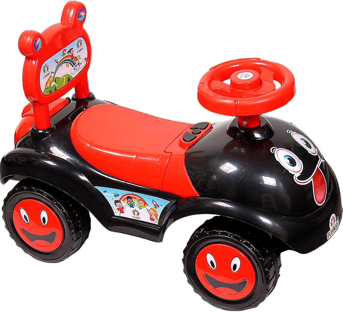 Musical Push pull Car Red Car Non Battery Operated Ride On-image-33