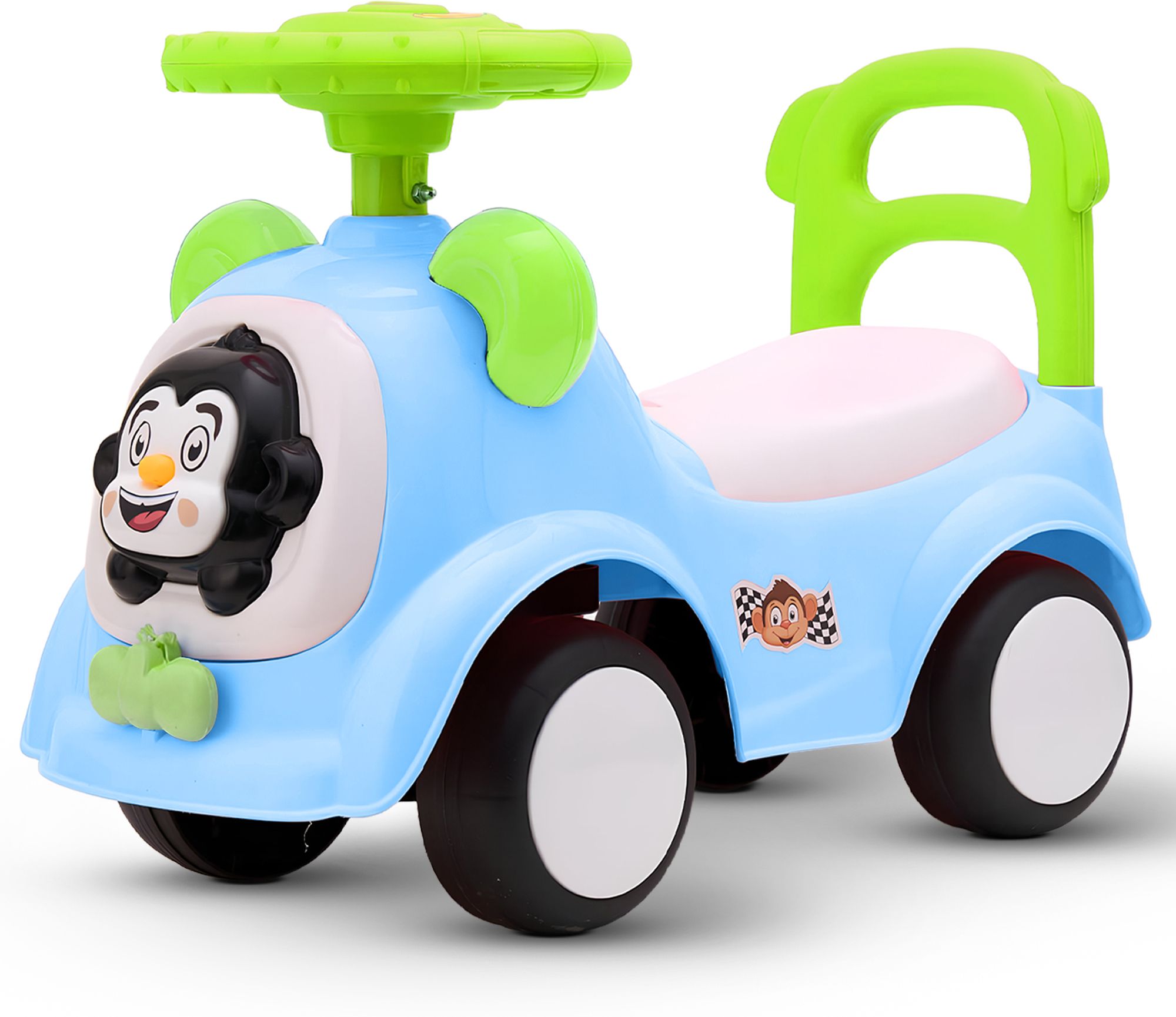 Baby Pingo Ride on Car for Kids, Push Ride on Jeep with Music, LED Light Rideons & Wagons Non Battery Operated Ride On-image-32