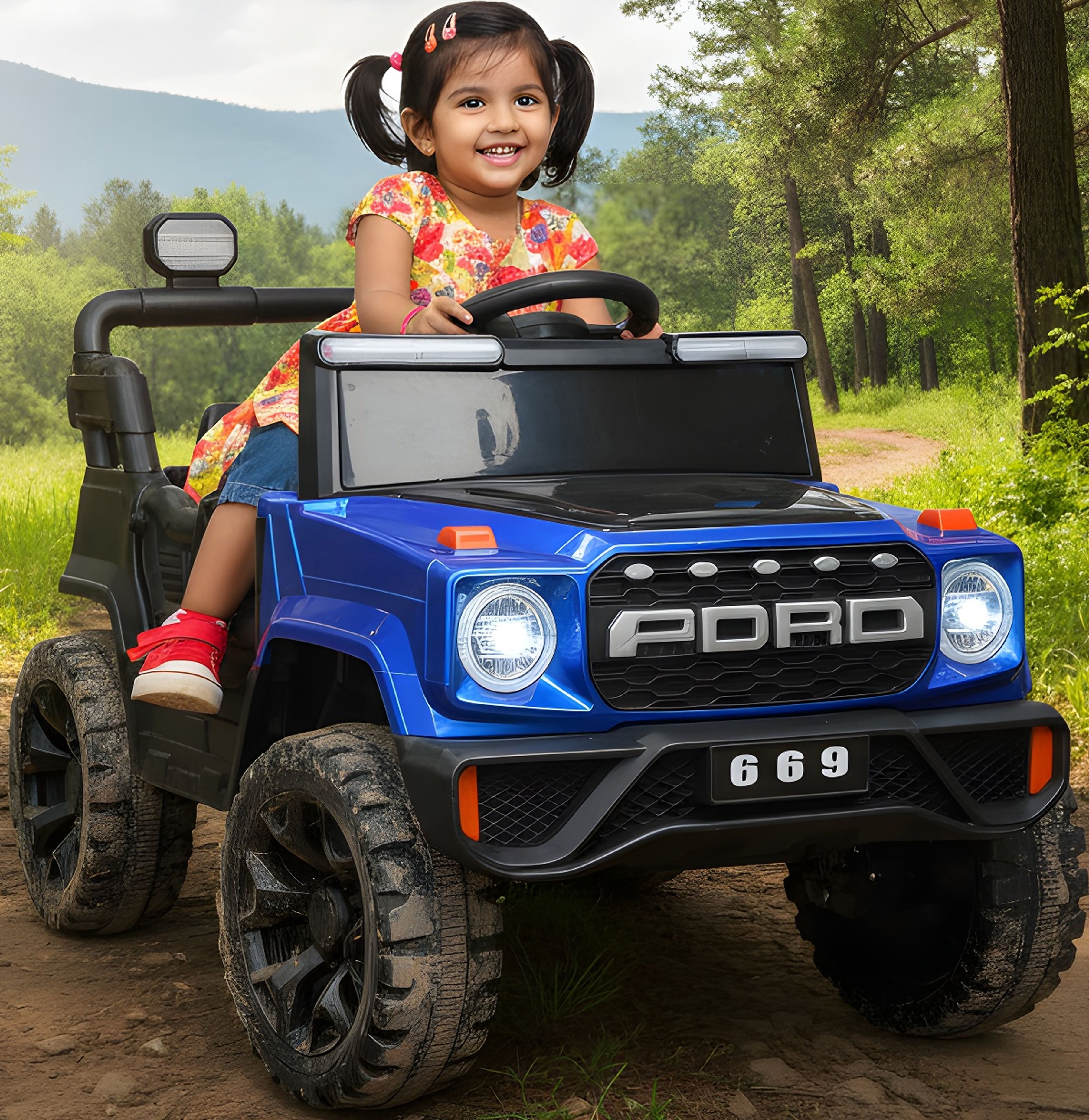 oh baby Jeep Battery Operated Ride On-picture-8