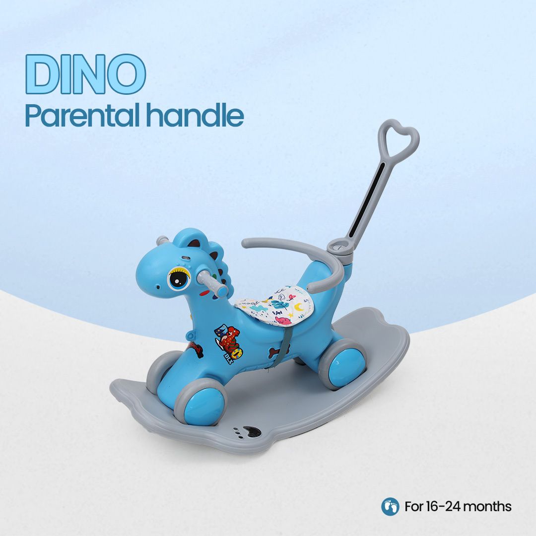 Dino Dlx Horse Rideons & Wagons Non Battery Operated Ride On-image-36