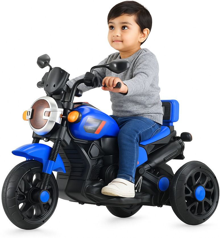 Kids EV Motorbike For 2-5 Year 3-Wheel | 2-5 Year Kids With Charger & Warranty Bike Battery Operated Ride On-image-35