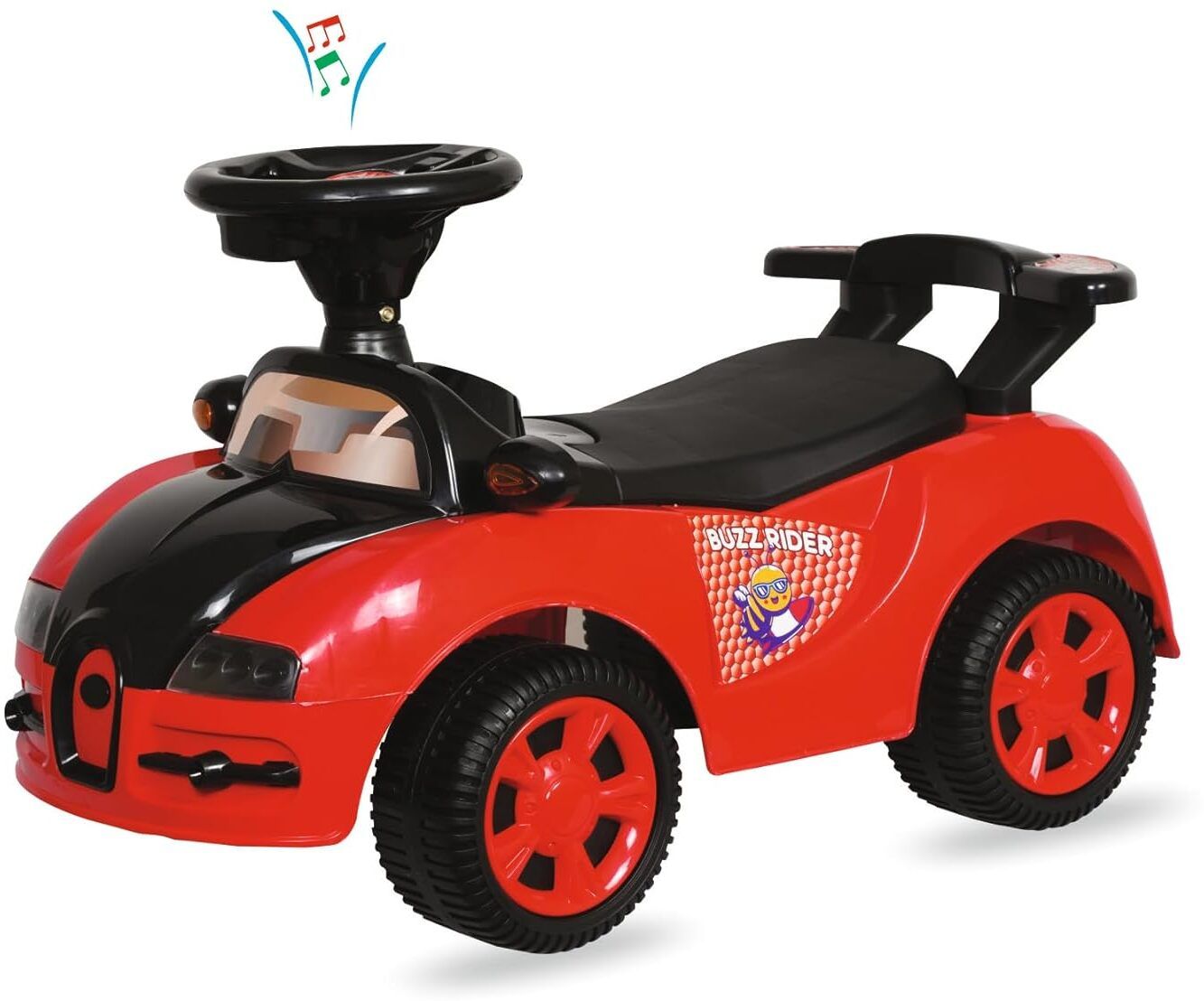 panda baby products Buzz Rider For Kids With Music & Light Car Non Battery Operated Ride On-picture-36