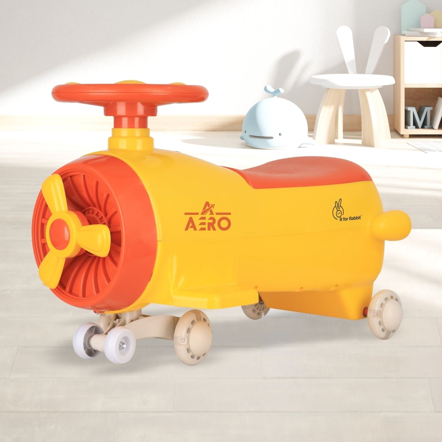 r for rabbit Iya Iya Aero Swing Car for Kids Rideons & Wagons Non Battery Operated Ride On-picture-5