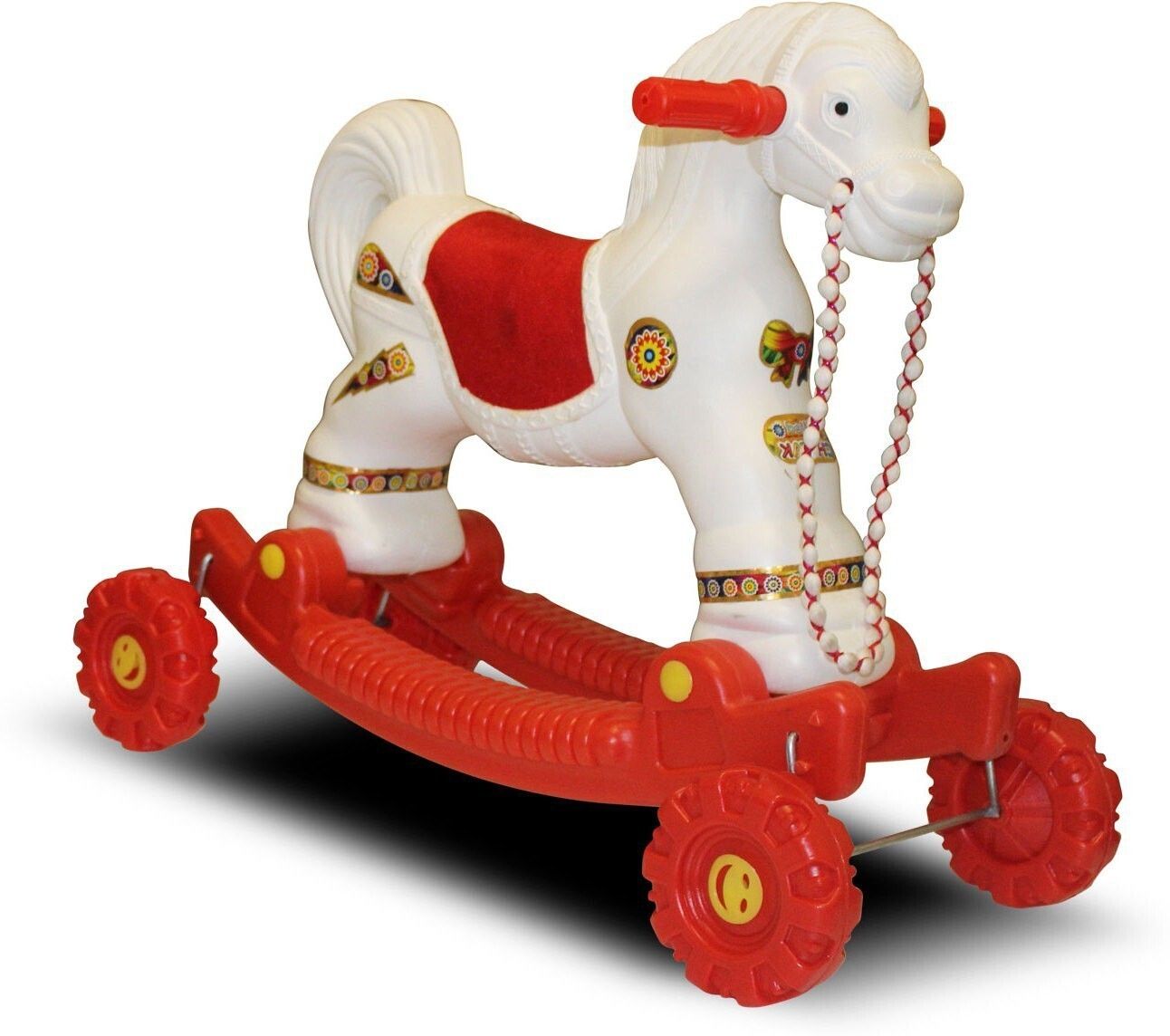 smiley bell ' by CHETAK HORSE WITH ROCKING FUNCTION,AMAZING COLOR Rideons & Wagons Non Battery Operated Ride On-picture-18