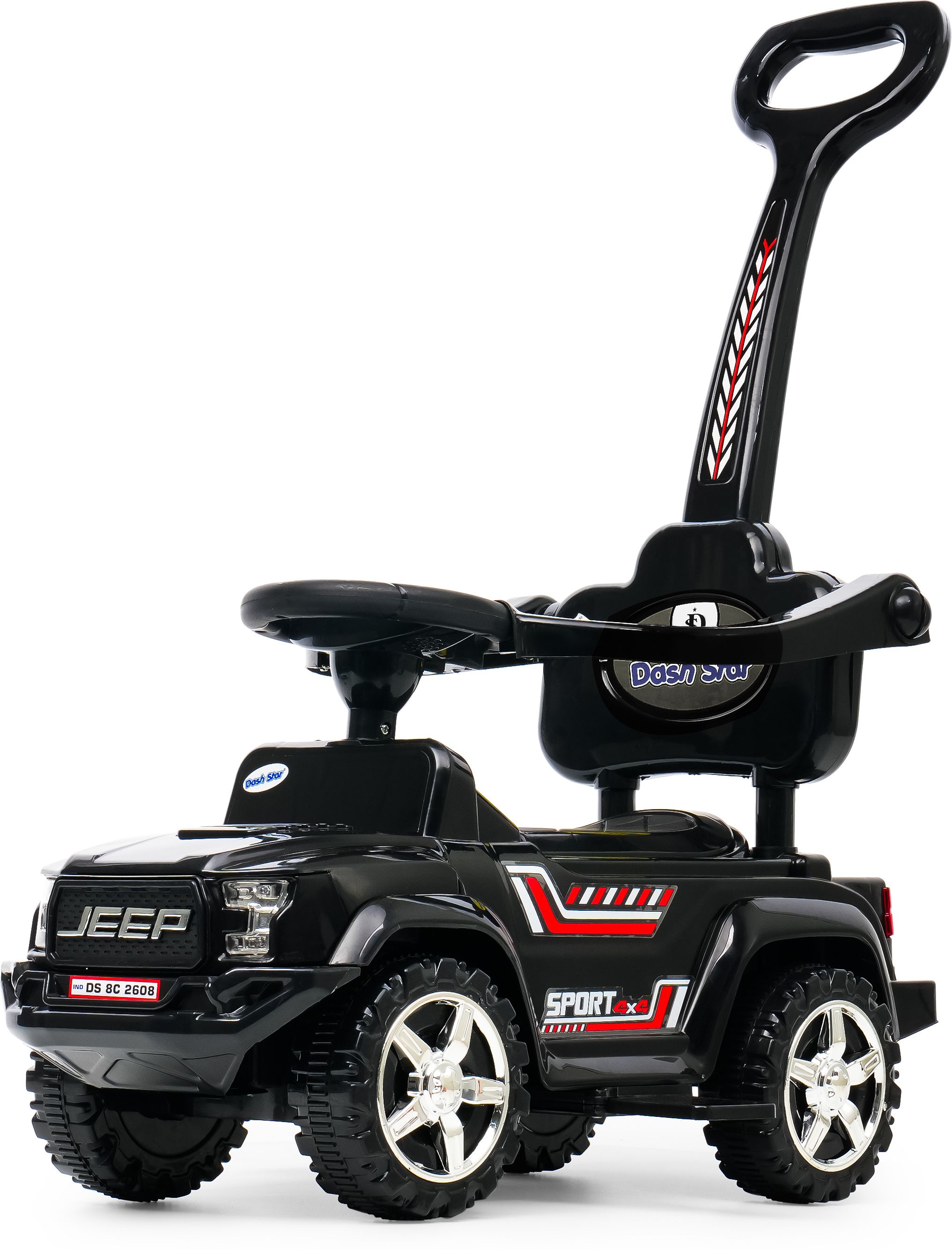 joyride Jeep plus 4x4 Ride on Jeep for Kids |Music & Horn| Parental Handle & Big Wheels Jeep Non Battery Operated Ride On-picture-1