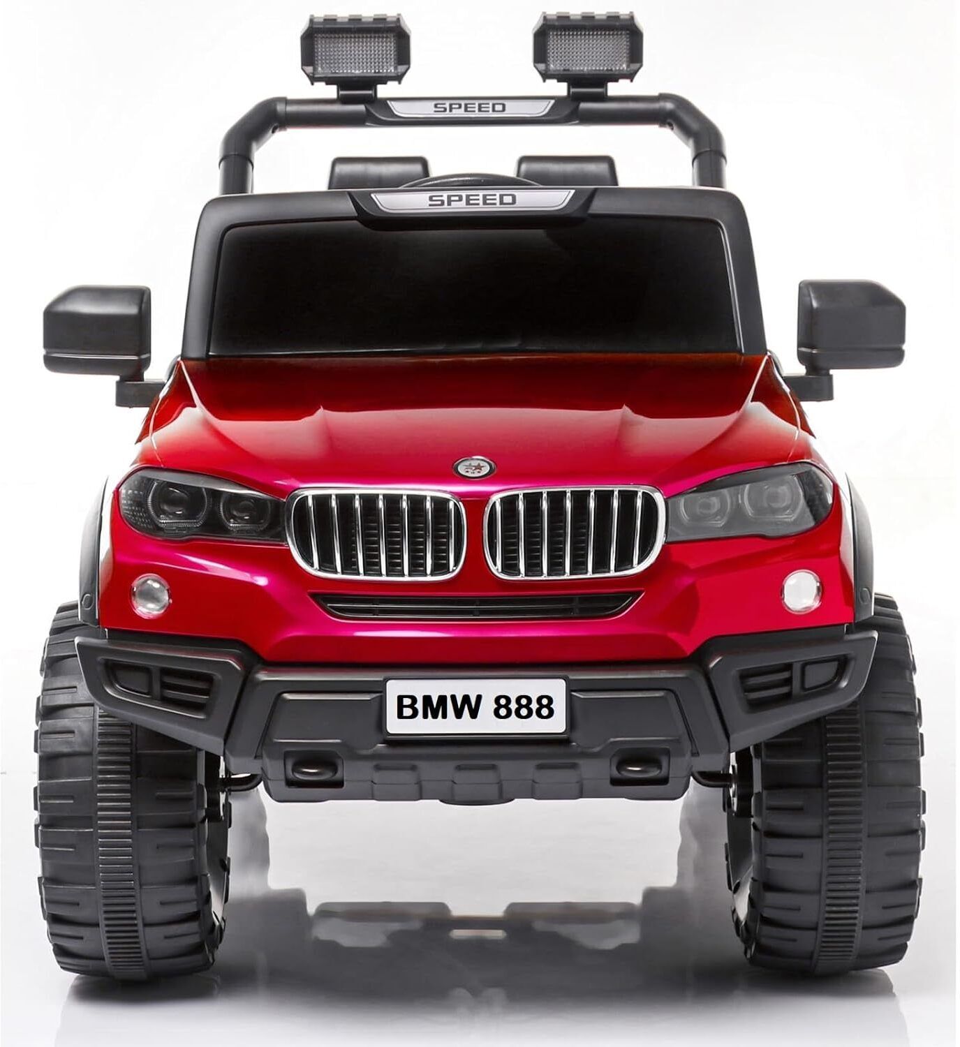RED 888 BMW 1-8Yrs Battery ride on kids car Jeep Battery Operated Ride On (Blue) Jeep Battery Operated Ride On
