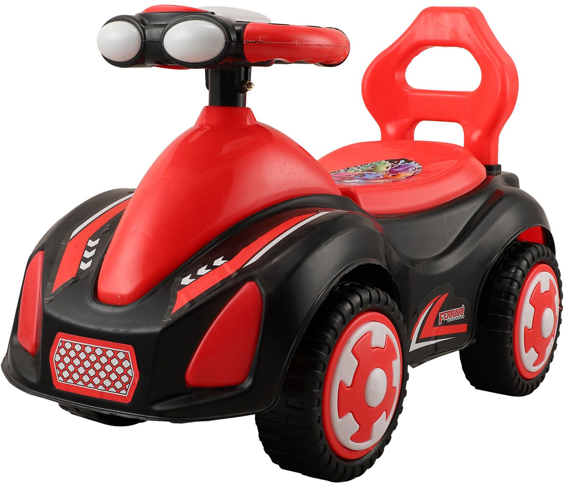 Kids Ride-on car Musical with Backrest Car Non Battery Operated Ride On-image-44
