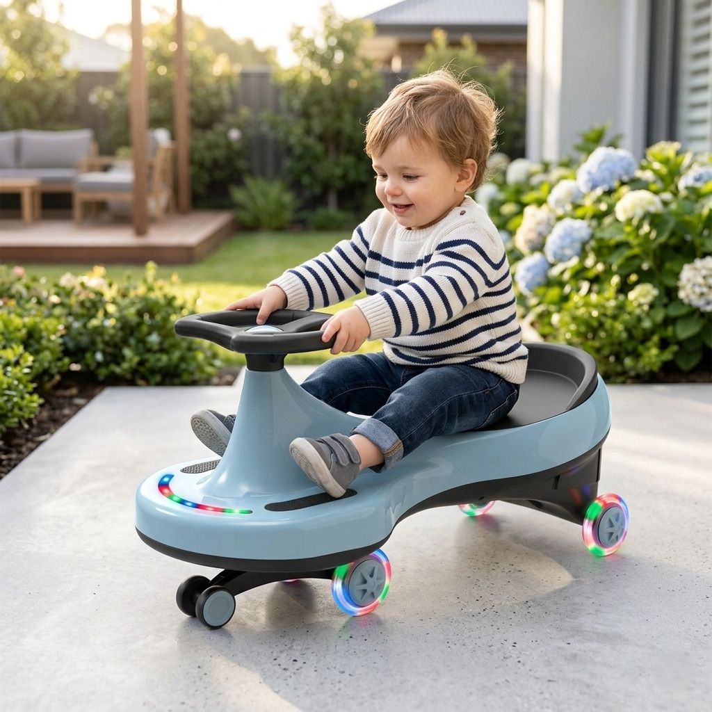 Magic Car Rider for Kids | Magic Swing Car for Kids | Twister Ride On Car Push Rideons & Wagons Non Battery Operated Ride On-image-46