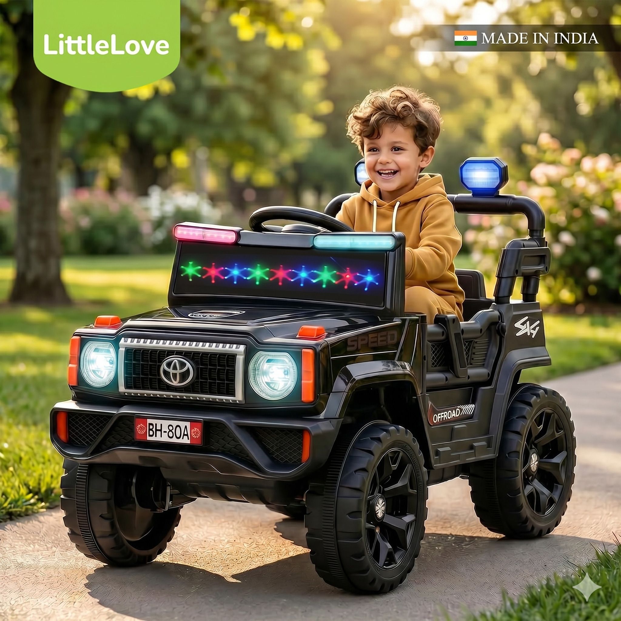 4x4 Off Road Electric Ride On Jeep for Kids with 12V Battery Parental Remote Jeep Battery Operated Ride On-image-47