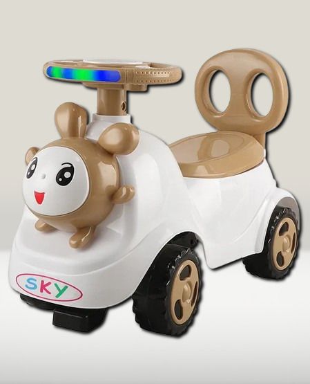 joyride Ride on & Car for Kids with Music & Horn Steering | Backrest| Under Seat Storage Rideons & Wagons Non Battery Operated Ride On-picture-41