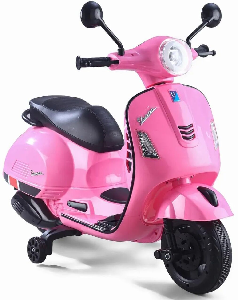 Rechargeable Electric Ride-On Scooter for Kids Battery Operated LED Lights Bike Battery Operated Ride On-image-3