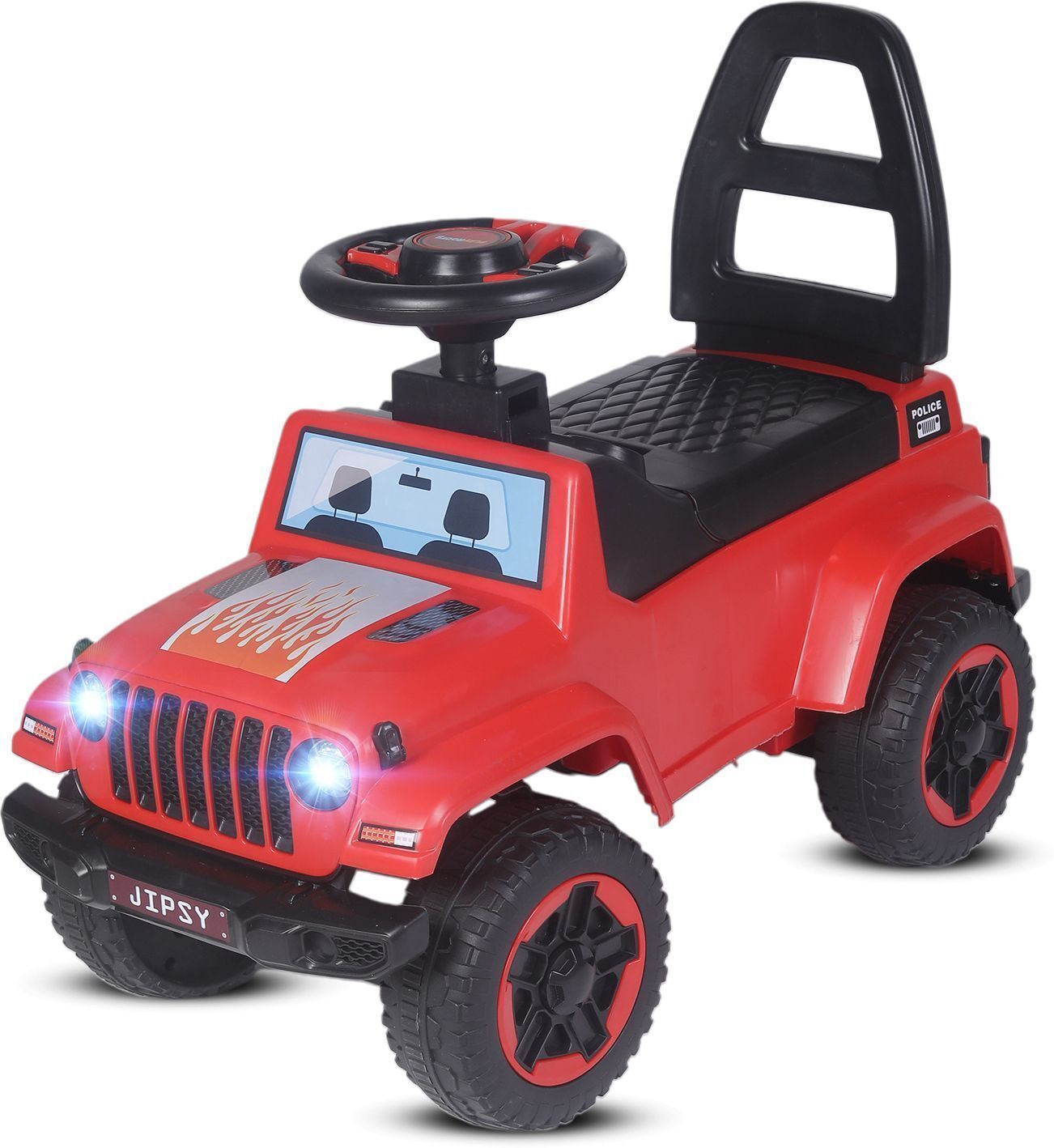 PLAYROOTS RED Jeep Battery Operated Ride On-image-17