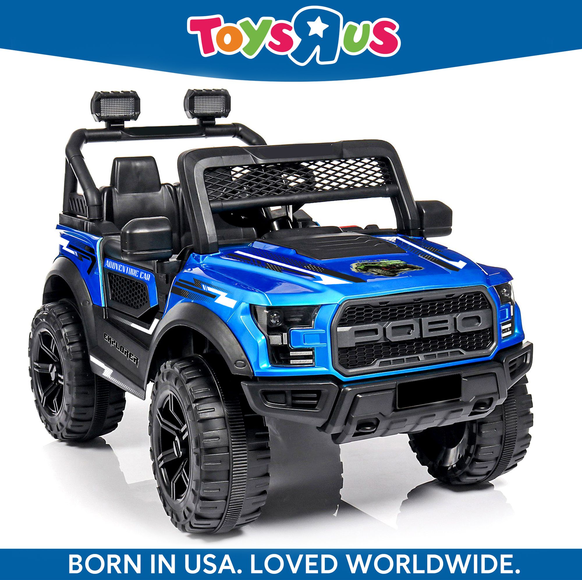 Rechargeable 12V Battery Operated Ride on Car Jeep with Music, Led Lights. Jeep Battery Operated Ride On