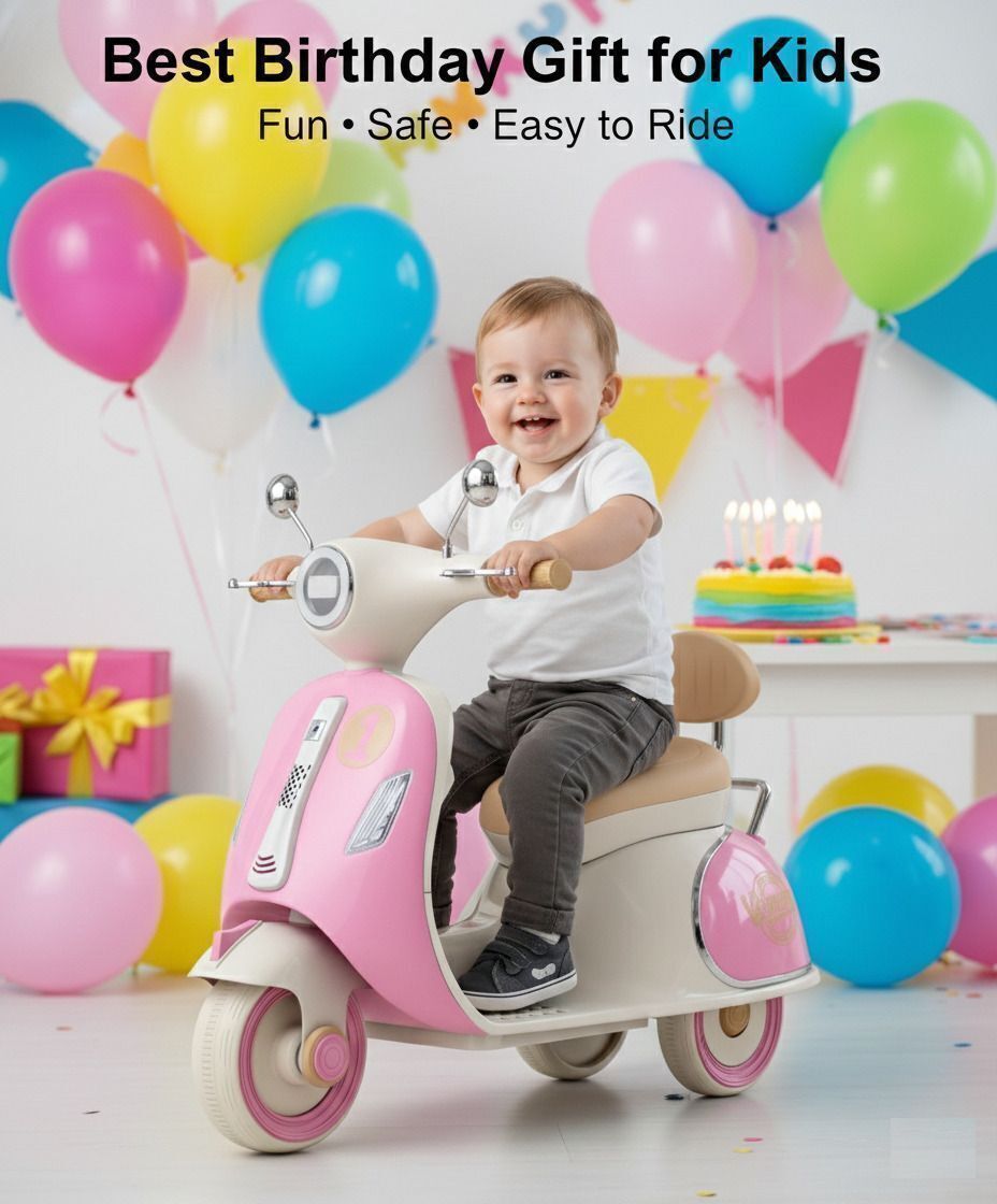 oh baby V-pink Scooter Battery Operated Ride On-picture-40