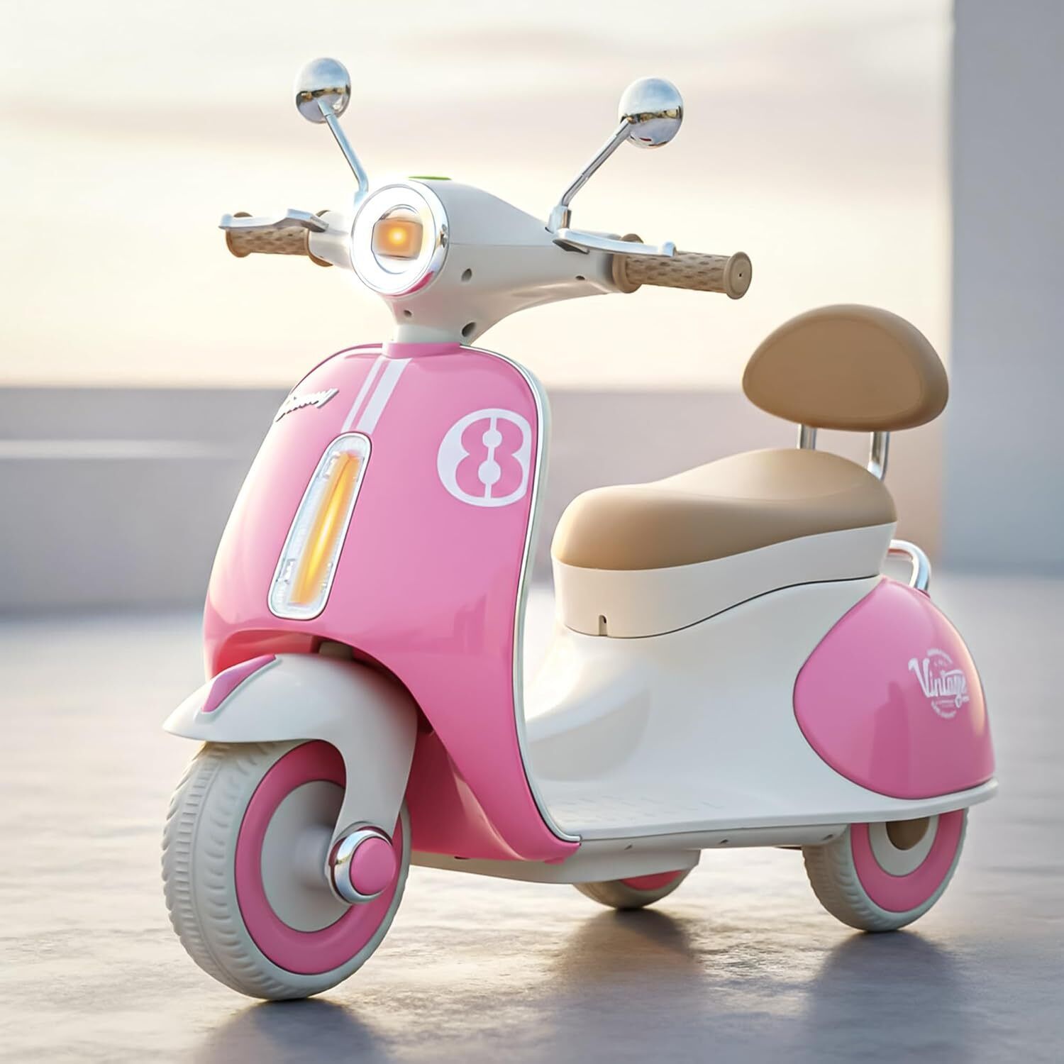Stylish Kids Scooter Ride On Toy for Everyday Fun Bike Battery Operated Ride On-image-13