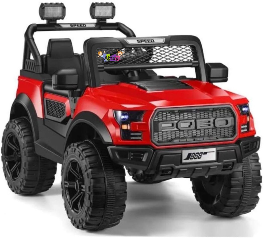 attire Rechargeable with Bluetooth Music Electric for Kids Jeep Battery Operated Ride On-picture-1