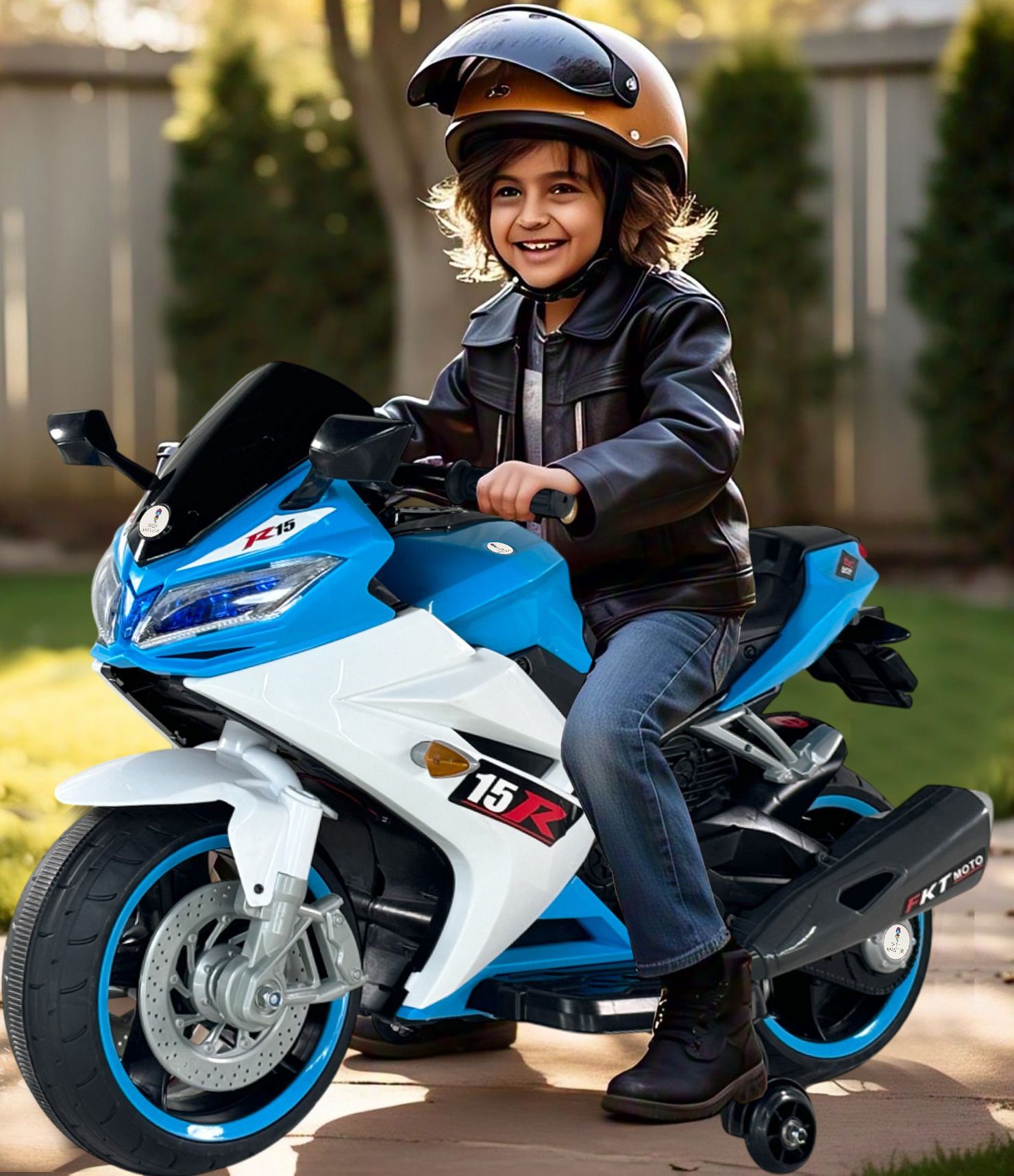 Electric Motorbike With Key Start USB & Bluetooth Player Toy For 3 To 8 Years Bike Battery Operated Ride On-image-46