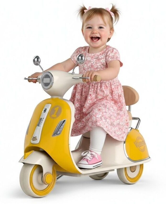 oh baby KISU_YELLOW Scooter Battery Operated Ride On-picture-36