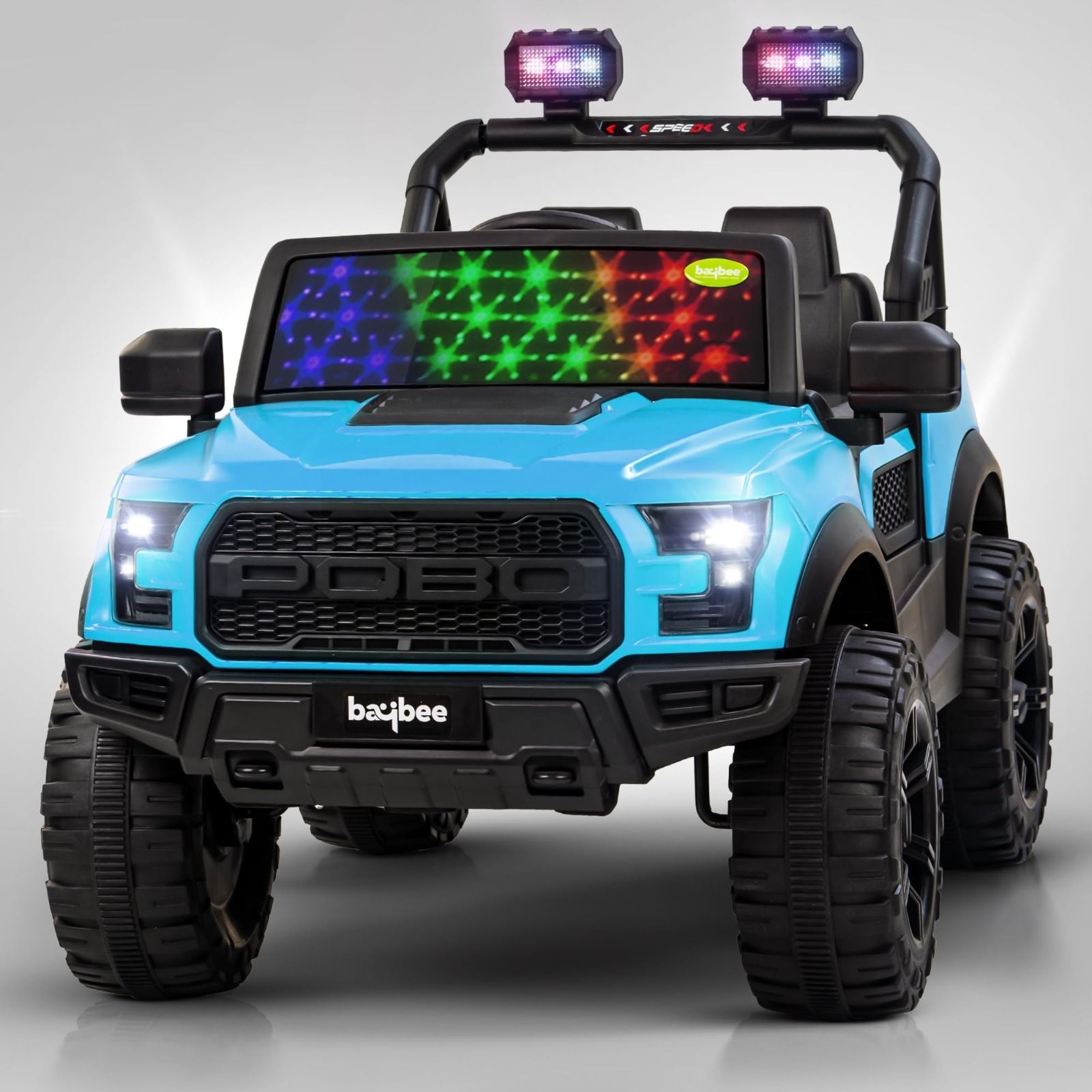 Bronco Rechargeable Jeep for Kids, Ride on Toy Kids Car with Bluetooth, Music Jeep Battery Operated Ride On