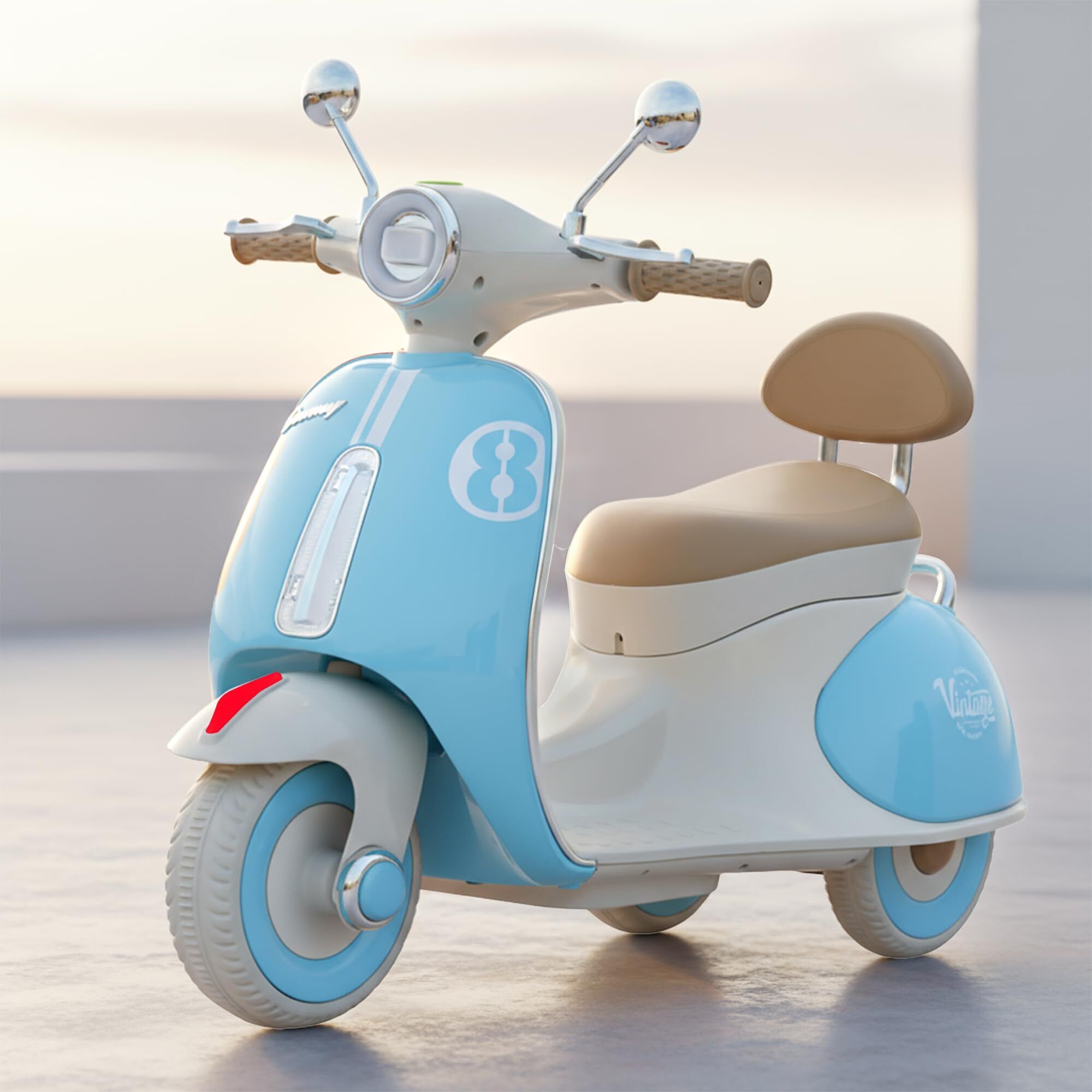 baybee Vintage Battery Operated Bike for Kids Baby Ride on Toys for Kids 1 to 3 Years Bike Battery Operated Ride On-picture-7
