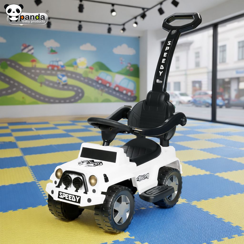 Speedy_Plus_White Car Non Battery Operated Ride On-image-49