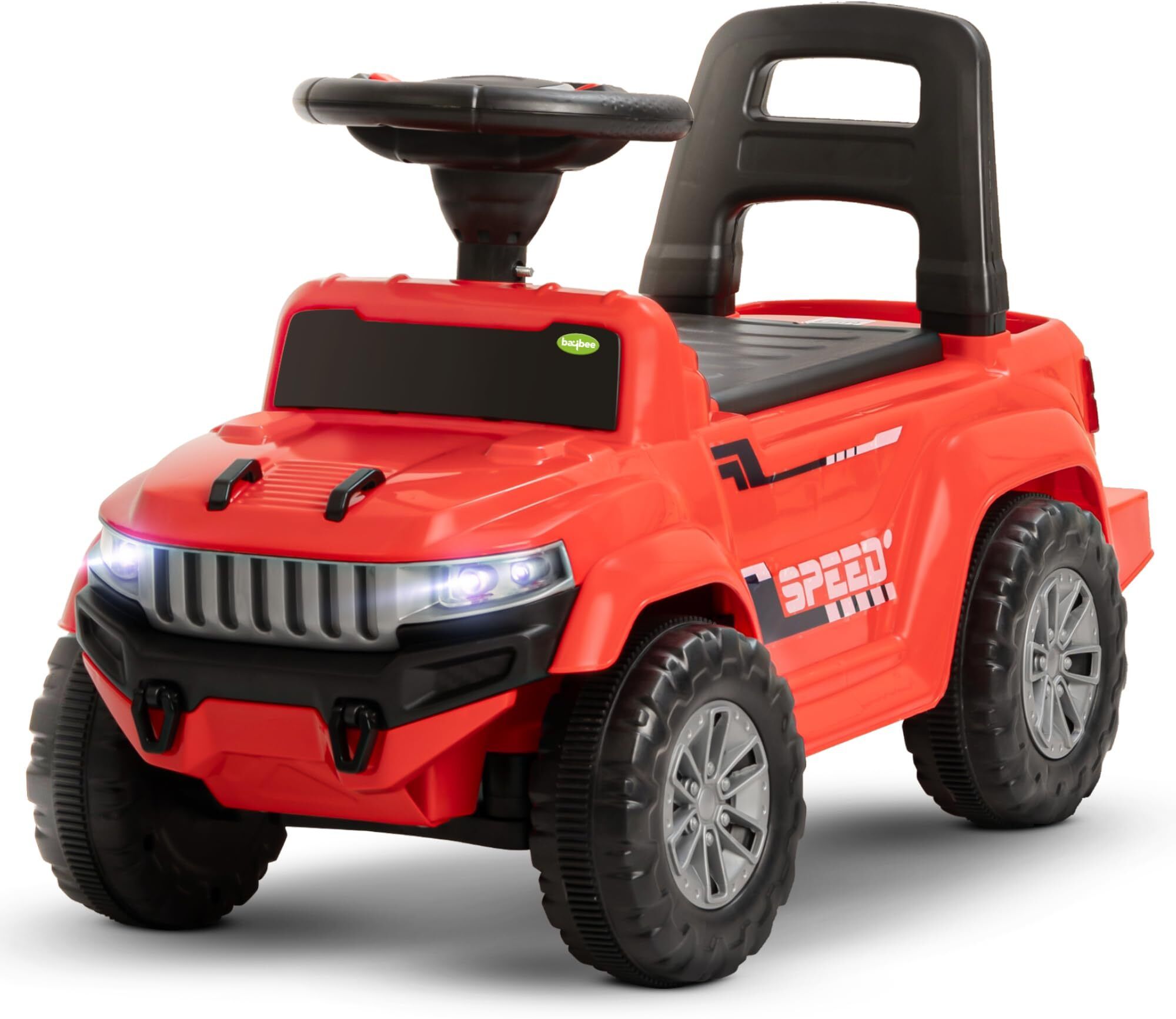 Speedy Baby Ride on Jeep Toys for Kids Push Car with Music & LED Light 1-4 Years Rideons & Wagons Non Battery Operated Ride On-image-9