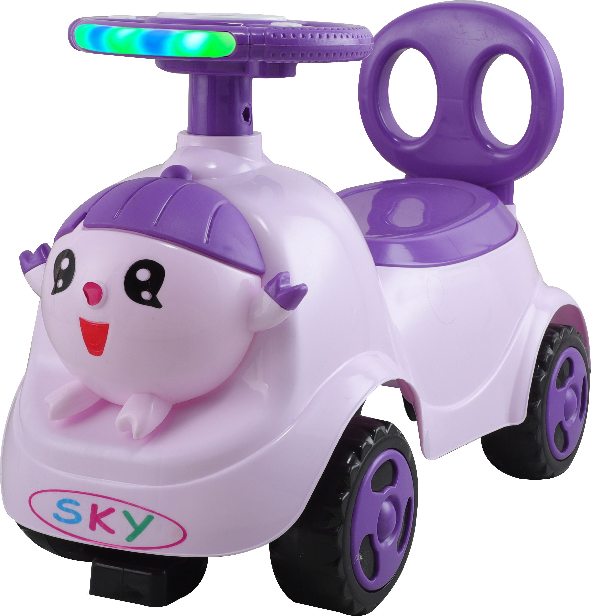 joyride Cartoon Ride On Push and Pull Rider | Storage Compartment | Lights and Music Rideons & Wagons Non Battery Operated Ride On-picture-14