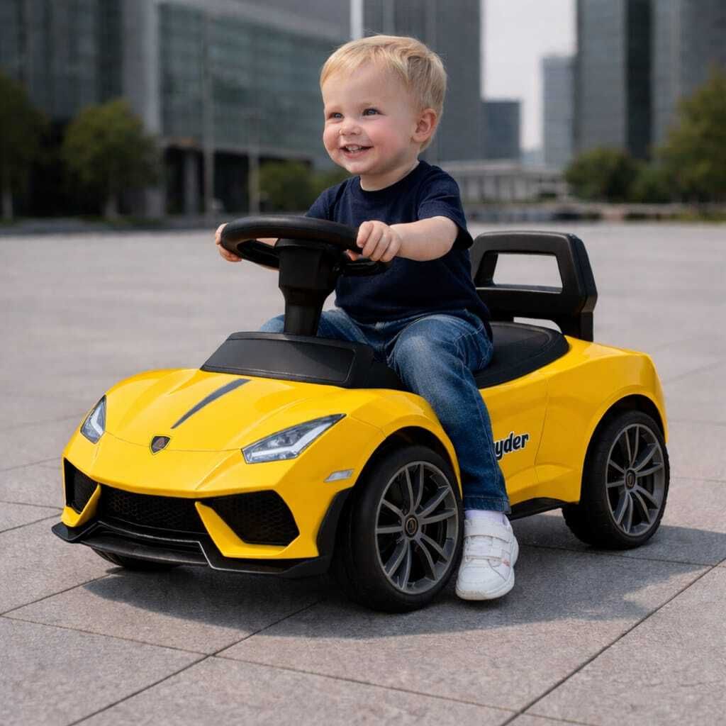 Kids music and lights, 1 to 4 years, kids toy on mc laren Car Non Battery Operated Ride On-image-29