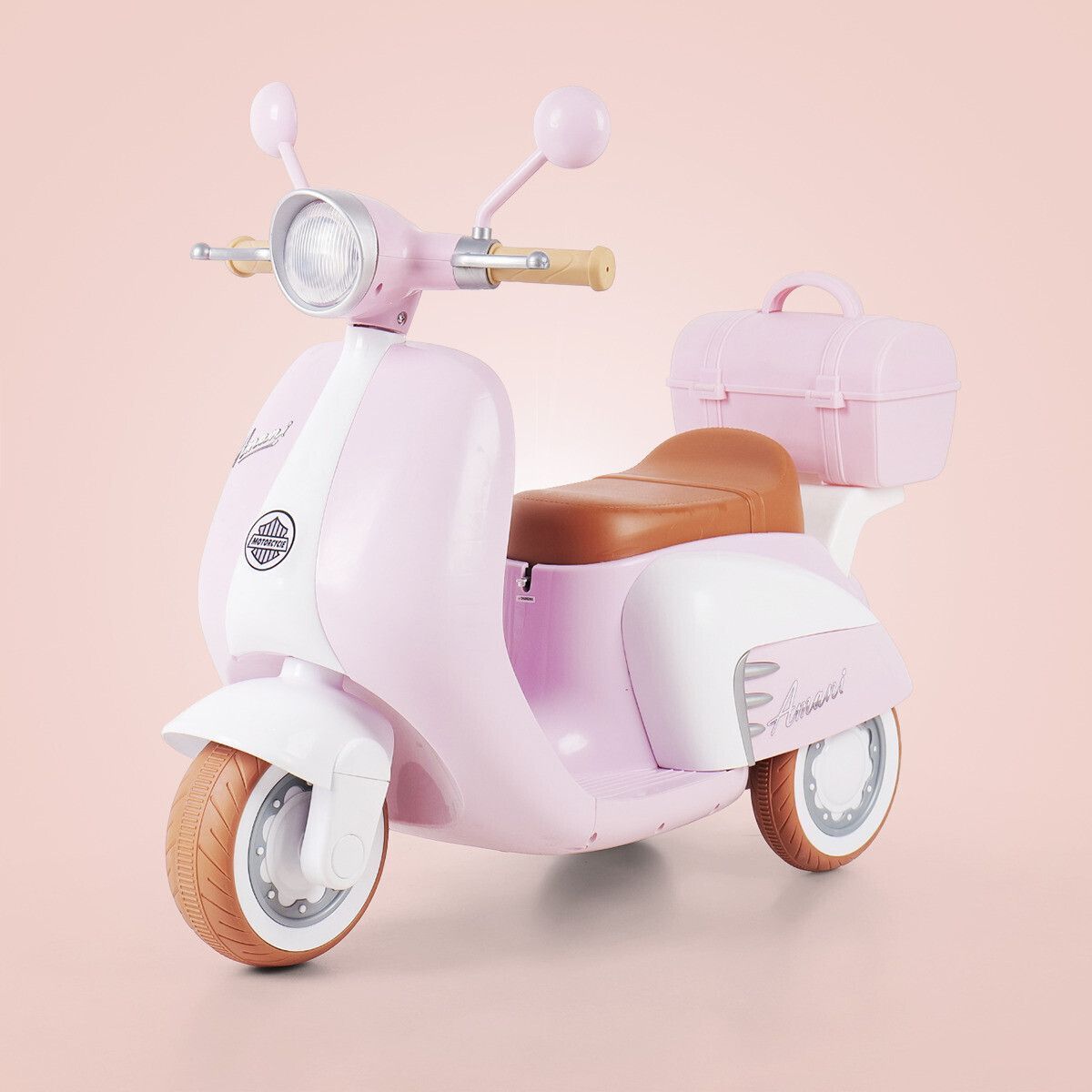 Kids Battery Operated Scooter with LED Lights, Foot Pedal for Toddlers Aged 2–5 Scooter Battery Operated Ride On-image-30