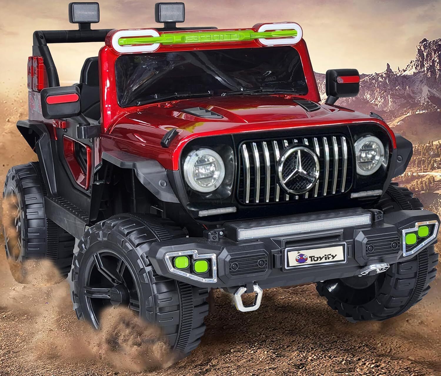Kids electric driving jeep Jeep Battery Operated Ride On-image-31