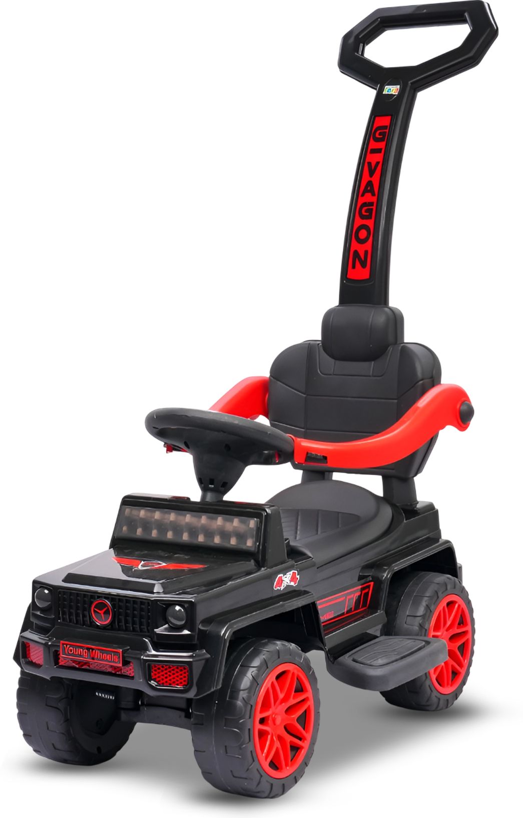 G-wagon Plus Kids Car With Parental Handle Car Non Battery Operated Ride On-image-22