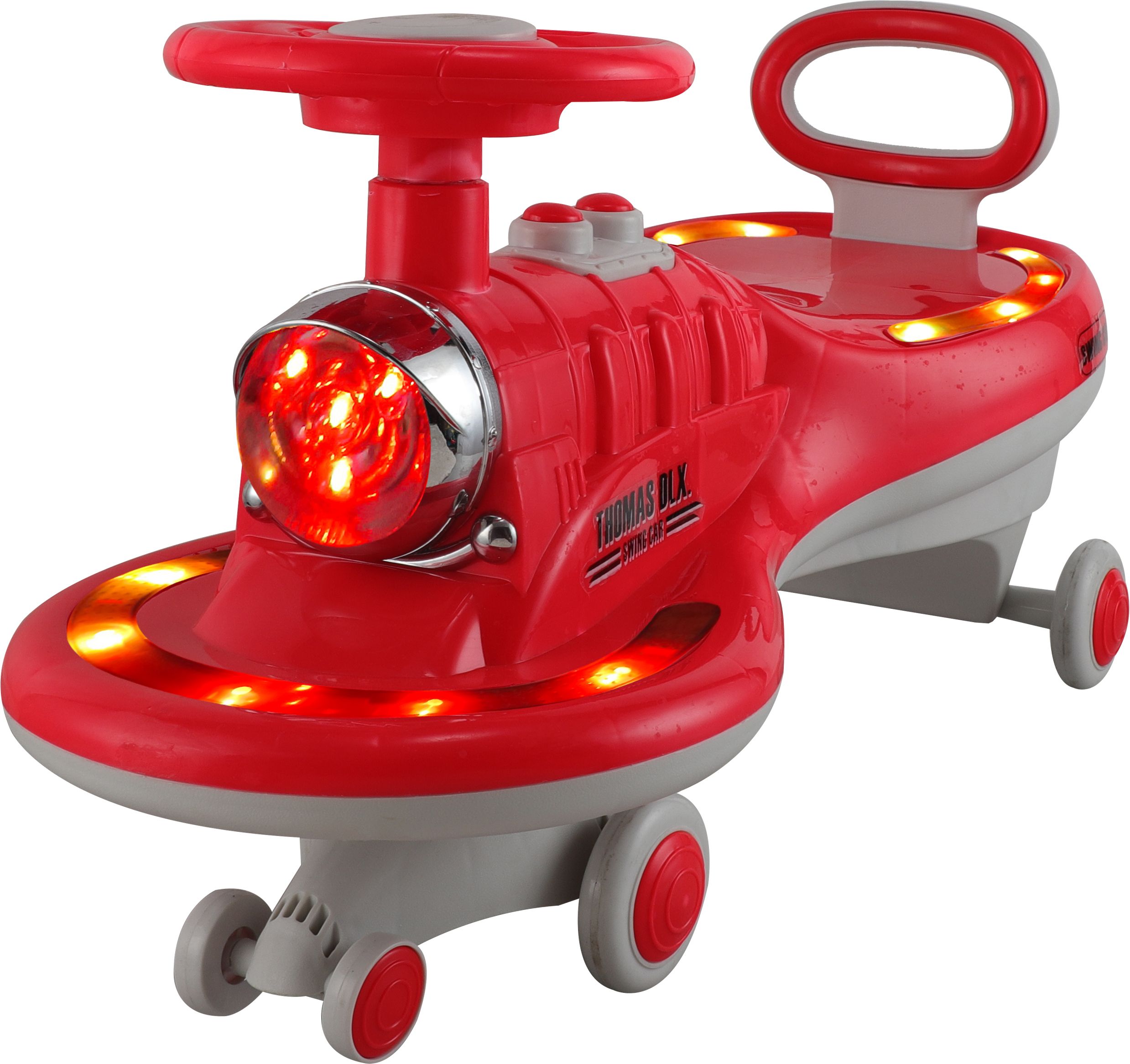 joyride Thomas DLX Light-Up Magic Car |Toy for Kids| Lights, Music & 360° Swivel Wheels Rideons & Wagons Non Battery Operated Ride On-picture-6