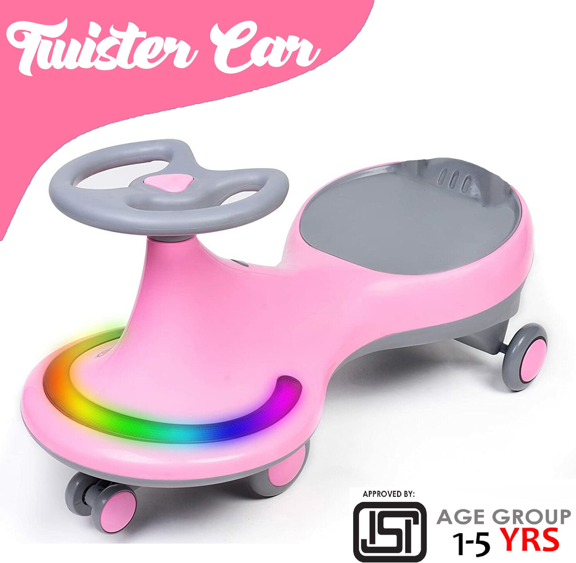 Musical Front Lights with Backrest Superior Quality Smooth Wheels Rideons & Wagons Non Battery Operated Ride On-image-24