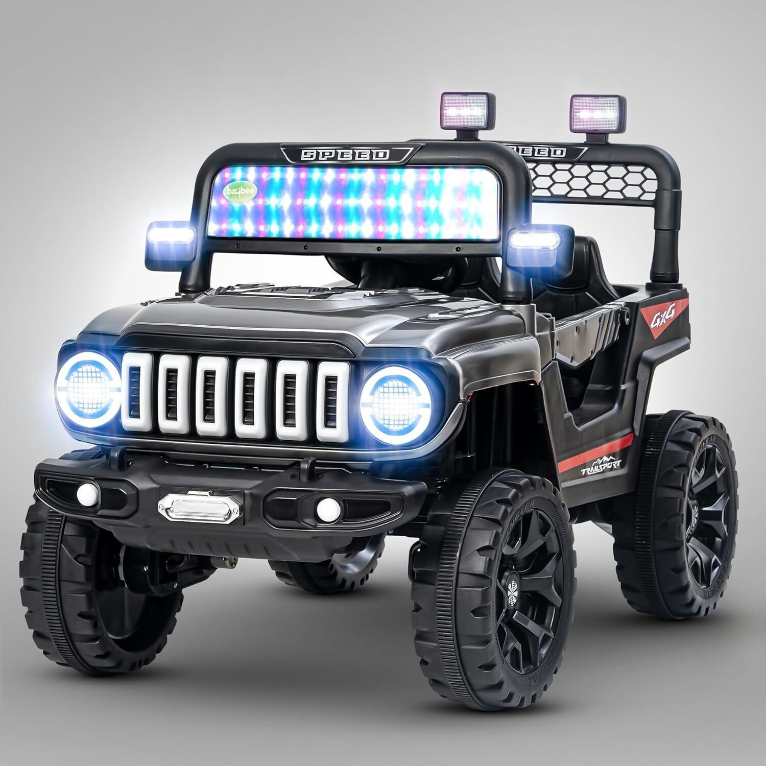 oh baby Battery Operated Car Jeep for Kids, Baby Ride on Toy Car Rechargeable Electric Jeep Battery Operated Ride On-picture-45