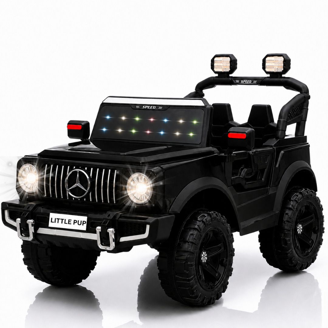 Kids Ride On Car with Bluetooth Music Car for Boys & Girls (1-6 Years) Jeep Battery Operated Ride On-image-19