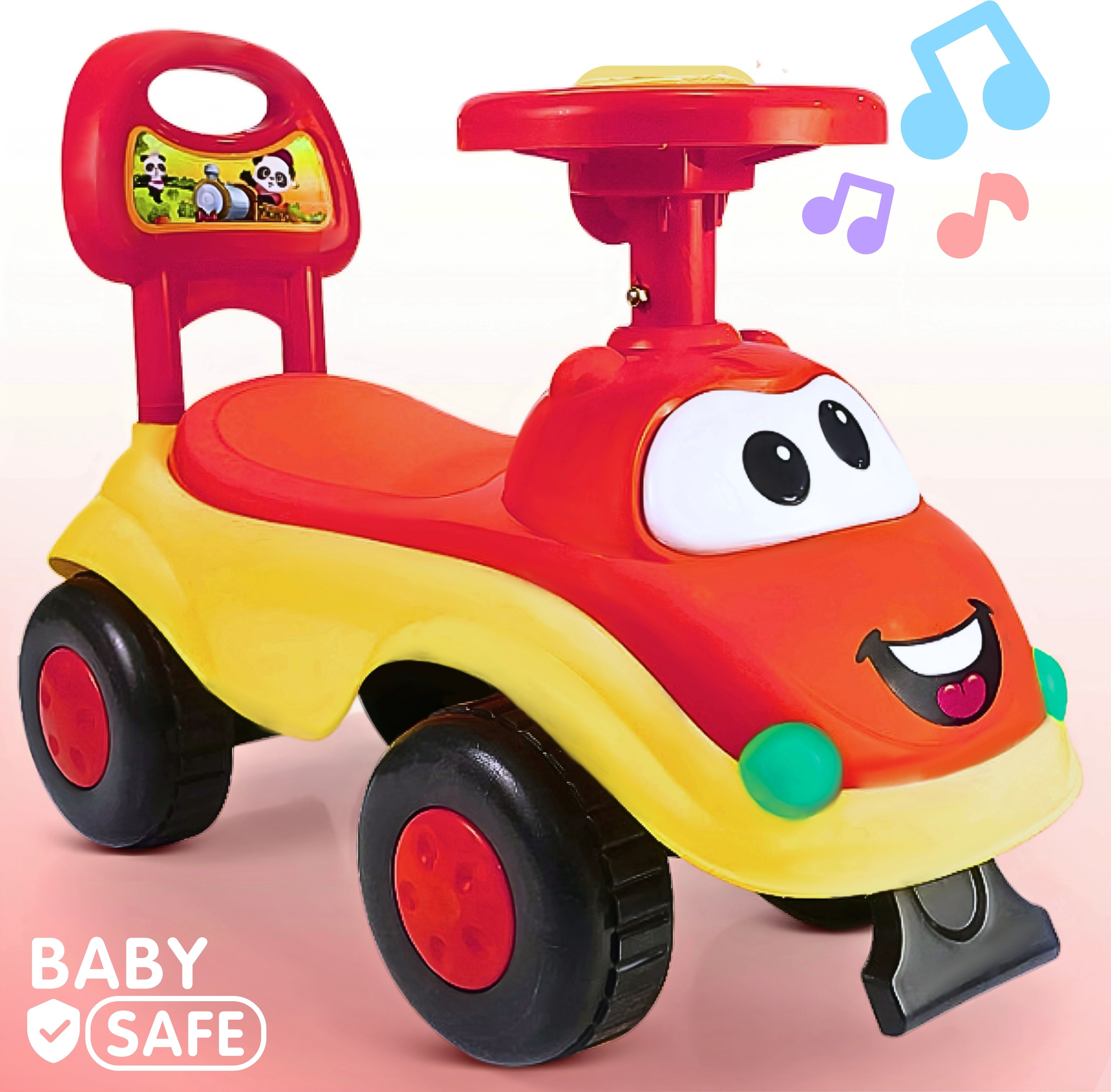 mama luv mee Magic Rider with Music for Kids 1 to 3 years | Upto 25kgs Car Non Battery Operated Ride On-picture-1