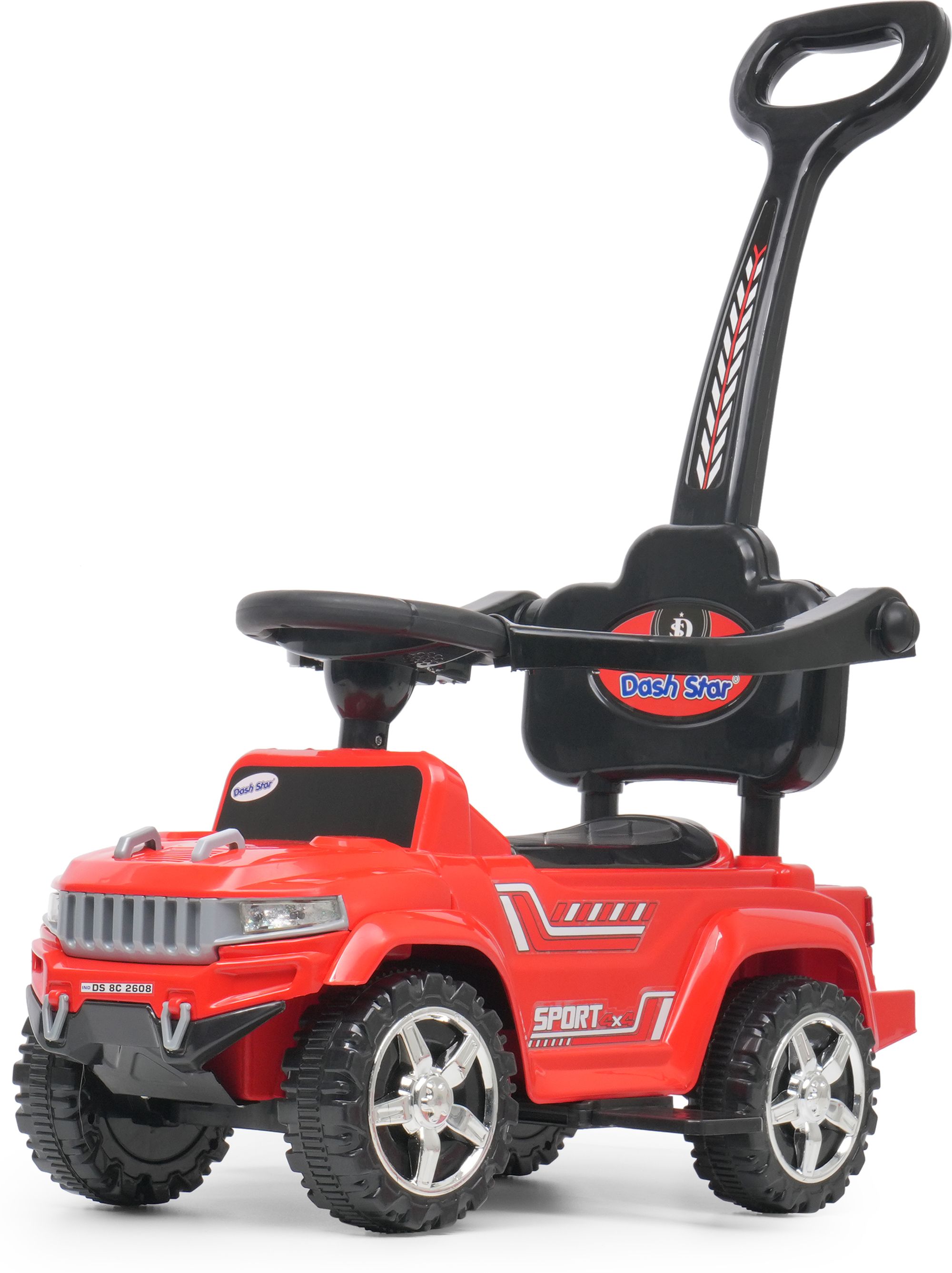 joyride HUMR+ JEEP 4x4 Ride on Jeep for Kids |Music & Horn| Parental Handle & Big Wheels Jeep Non Battery Operated Ride On-picture-8