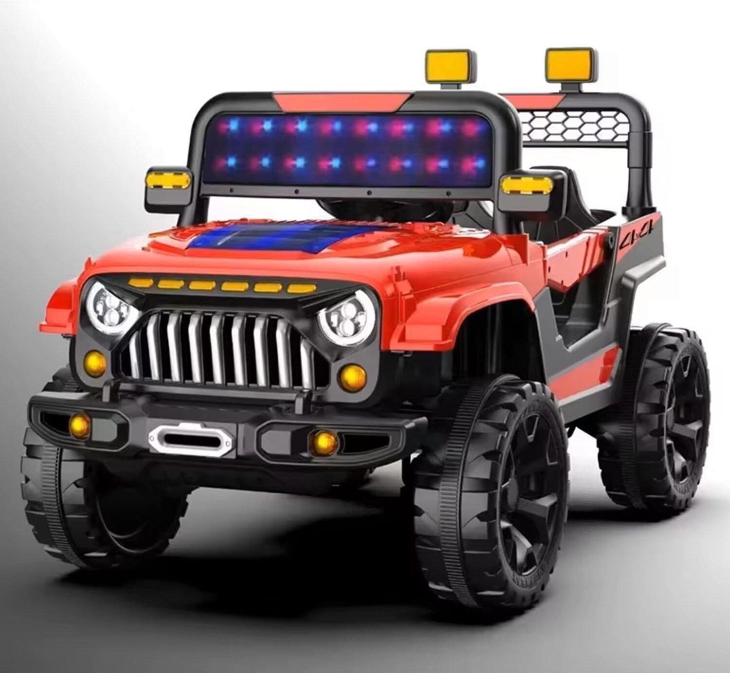 528 RED Powerful Motors (1-6Yrs) Battery ride on_RD79 Jeep Battery Operated Ride On-image-15