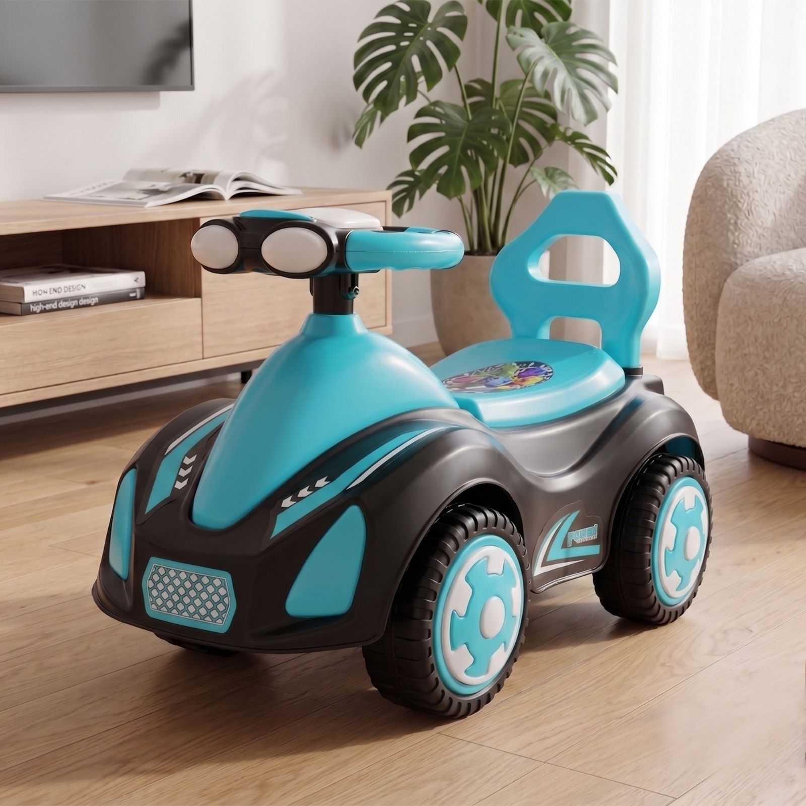 Kids Ride On Car Manual Push Toy with Steering Wheel Rideons & Wagons Battery Operated Ride On-image-23