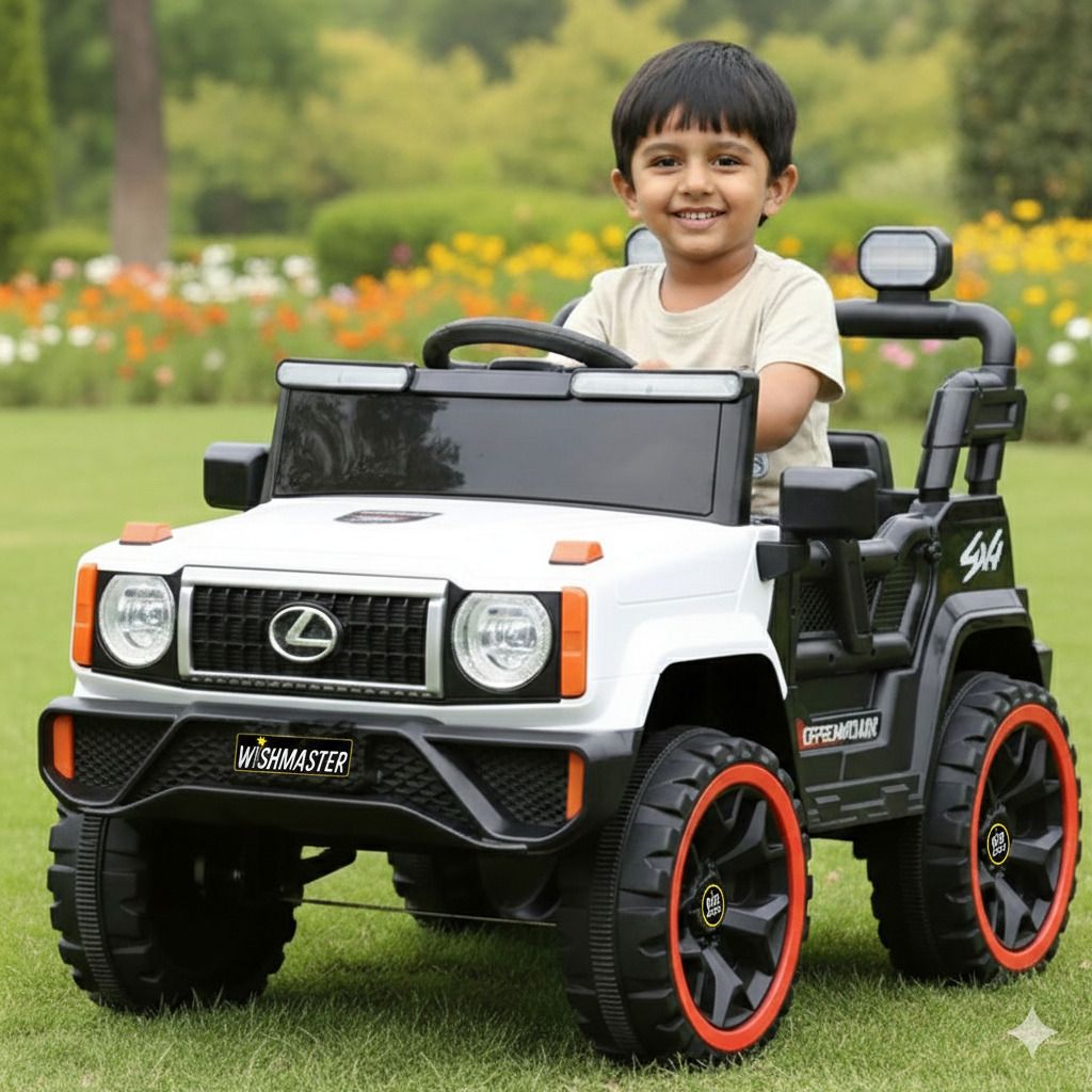 wishmaster 4x4 Electric Ride On EV Jeep with Remote Control, Mobile App & Manual Drive Car Battery Operated Ride On-picture-14