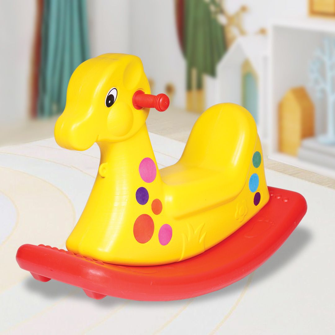 Giraffe Ride-On Toy for Kids | Toddler Baby Rocker Toys Scooter Non Battery Operated Ride On-image-48